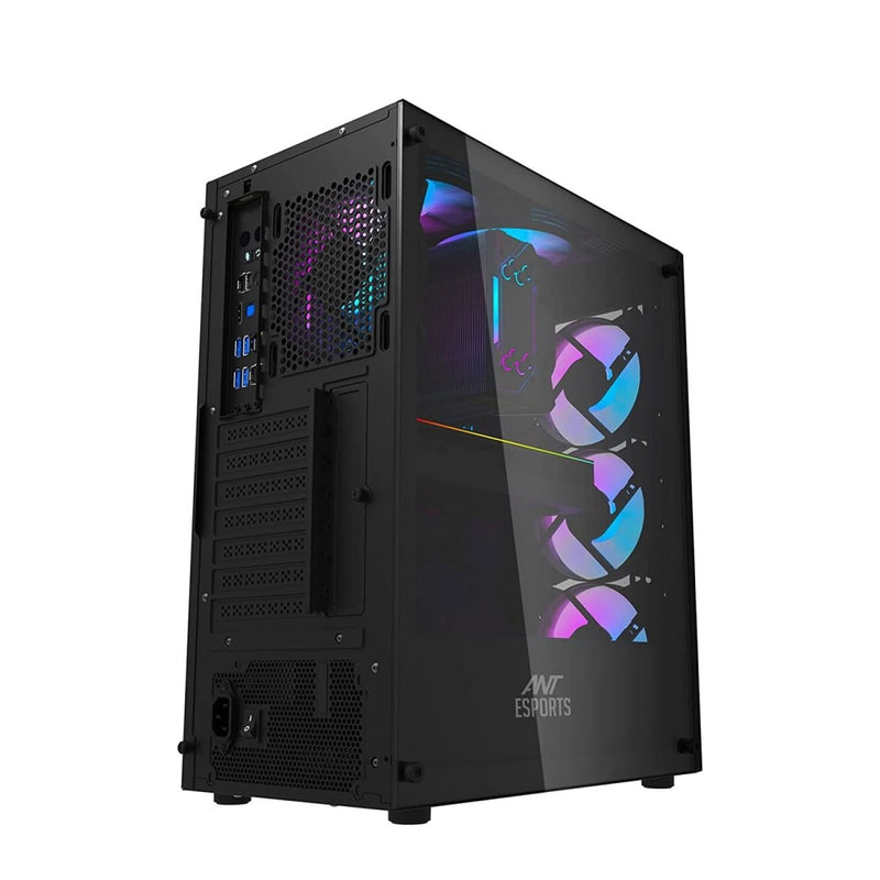 ANT ESPORTS 220 AIR MID - TOWER ATX CABINET BLACK - SWIFT PERIPHERALS1083273