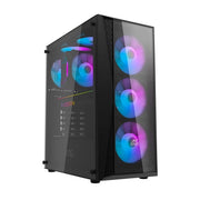 ANT ESPORTS 220 AIR MID - TOWER ATX CABINET BLACK - SWIFT PERIPHERALS1083273