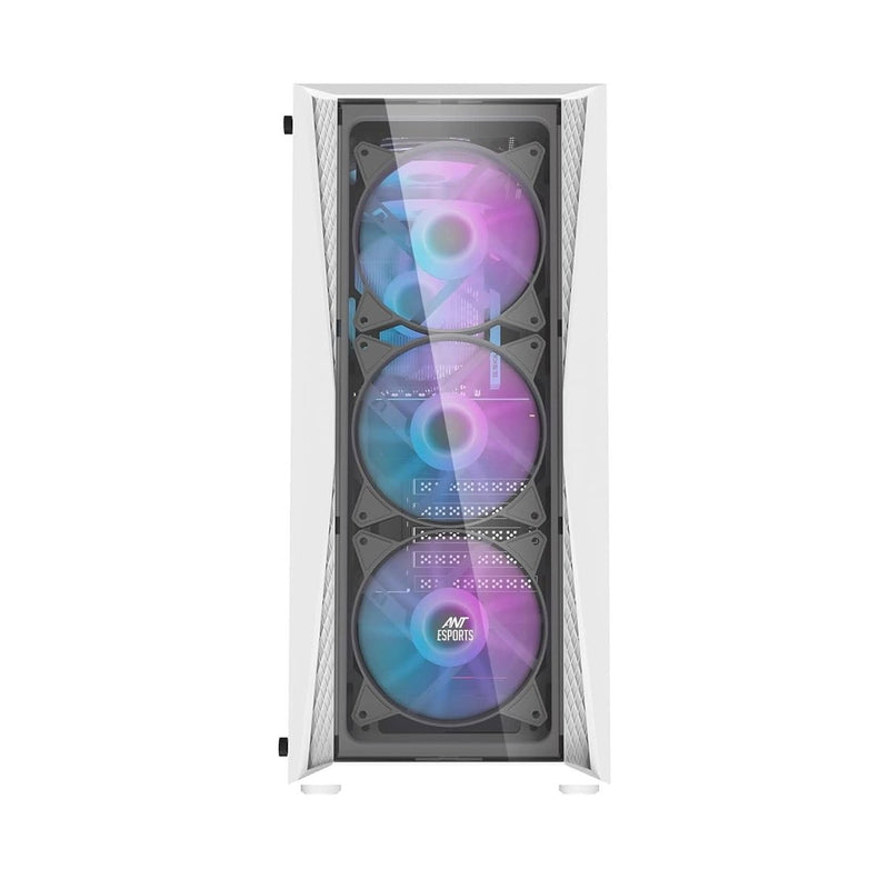ANT ESPORTS 220 AIR MID - TOWER ATX CABINET WHITE - SWIFT PERIPHERALS1083322