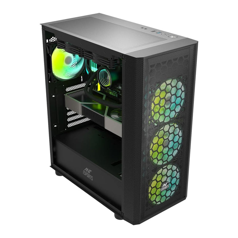 ANT ESPORTS 250 AIR MID - TOWER ATX CABINET BLACK - SWIFT PERIPHERALS1084065
