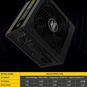 ANT ESPORTS 400W VS400L NON MODULAR SMPS - SWIFT PERIPHERALS108028