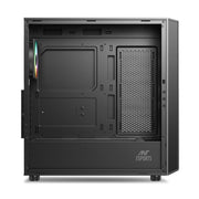 ANT ESPORTS 411 AIR MID - TOWER CABINET - BLACK - SWIFT PERIPHERALS1087681