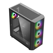 ANT ESPORTS 411 AIR MID - TOWER CABINET - BLACK - SWIFT PERIPHERALS1087681