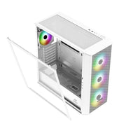 ANT ESPORTS 411 AIR MID - TOWER CABINET - WHITE - SWIFT PERIPHERALS1093244