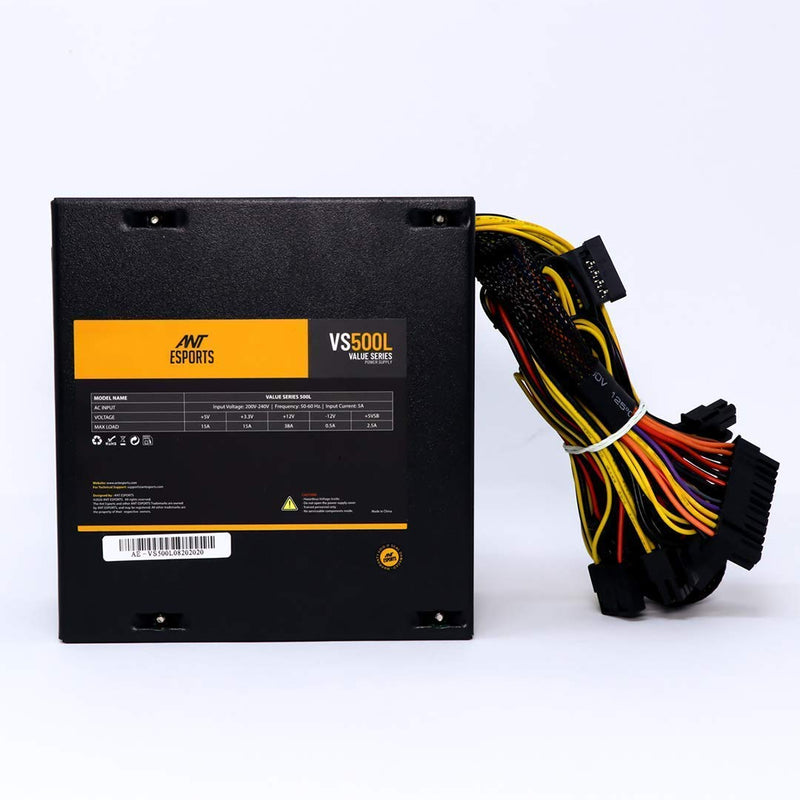 ANT ESPORTS 500W VS500L NON MODULAR SMPS - SWIFT PERIPHERALS104690