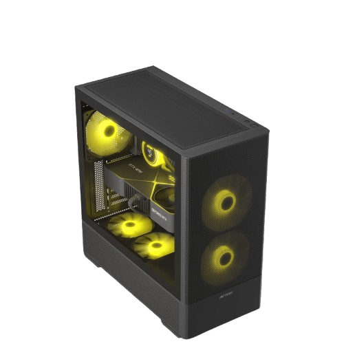 ANT ESPORTS 511 AIR 5F MID TOWER BLACK CABINET - SWIFT PERIPHERALS1094937