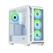 ANT ESPORTS 611 AIR MID - TOWER ATX CABINET WHITE - SWIFT PERIPHERALS1087817
