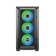 ANT ESPORTS 611 AIR MID - TOWER CABINET - BLACK - SWIFT PERIPHERALS1091700