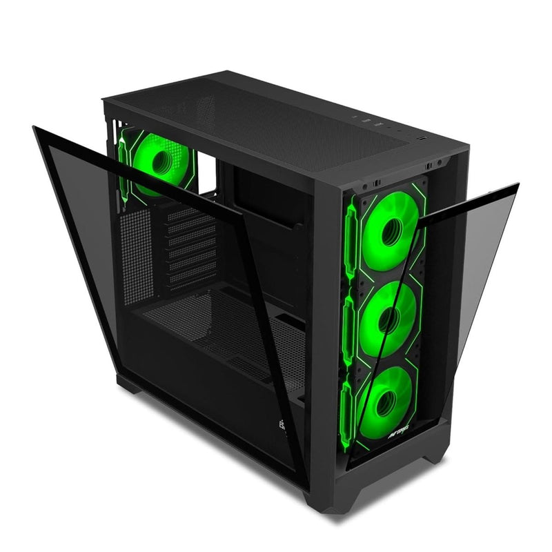 ANT ESPORTS 621 C3 ARGB (ATX) MID TOWER CABINET (BLACK) - SWIFT PERIPHERALS1090603