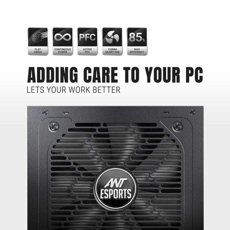 ANT ESPORTS 650W FP650B BRONZE NON MODULAR SMPS - SWIFT PERIPHERALS1085451