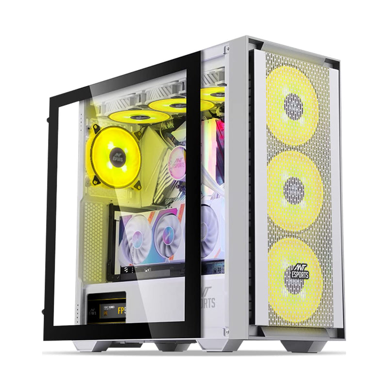 ANT ESPORTS 690 AIR MID - TOWER E - ATX CABINET WHITE - SWIFT PERIPHERALS1086182