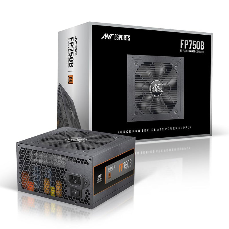 ANT ESPORTS 750W FP750B 80 PLUS BRONZE NON MODULAR SMPS - SWIFT PERIPHERALS1083912