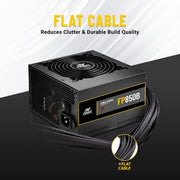 ANT ESPORTS 850W FP850B 80 PLUS BRONZE NON MODULAR SMPS - SWIFT PERIPHERALS1085450