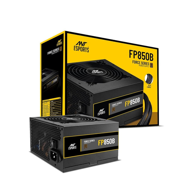 ANT ESPORTS 850W FP850B 80 PLUS BRONZE NON MODULAR SMPS - SWIFT PERIPHERALS1085450