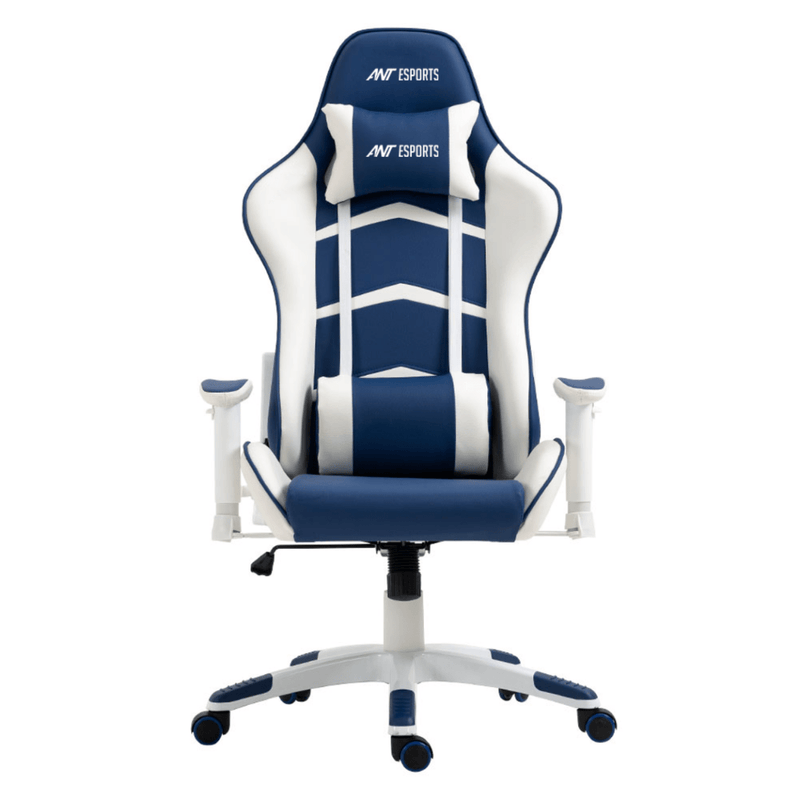 ANT ESPORTS CHAIR 9077 - WHITE & BLUE - SWIFT PERIPHERALS1093120