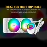 ANT ESPORTS CPU COOLER ICE - 240 ARGB WHITE - SWIFT PERIPHERALS1091381