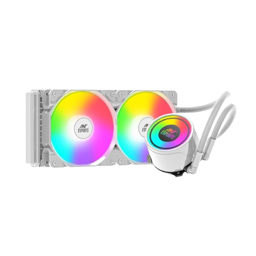 ANT ESPORTS CPU COOLER ICE - 240 ARGB WHITE - SWIFT PERIPHERALS1091381