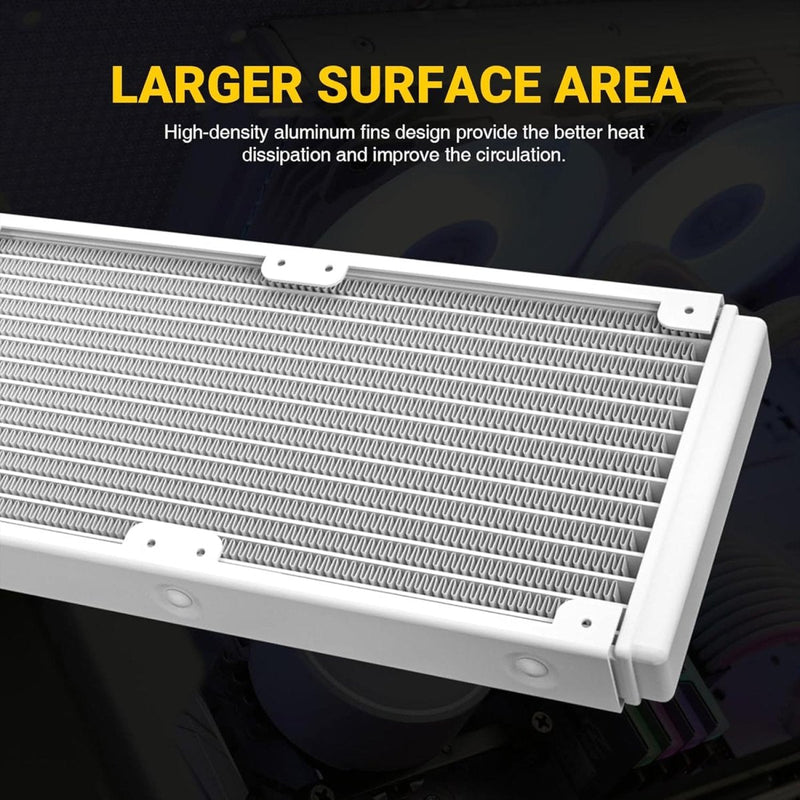 ANT ESPORTS CPU COOLER ICE - 360 ARGB WITH WHITE - SWIFT PERIPHERALS1091749