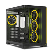 ANT ESPORTS CRYSTAL ARC ARGB ATX MID TOWER CASE BLACK - SWIFT PERIPHERALS1093188