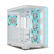 ANT ESPORTS CRYSTAL ARC ARGB WHITE ATX MID TOWER CASE - SWIFT PERIPHERALS1093189