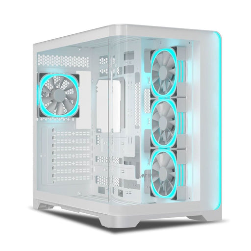 ANT ESPORTS CRYSTAL ARC ARGB WHITE ATX MID TOWER CASE - SWIFT PERIPHERALS1093189