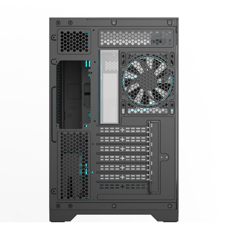 Ant Esports Crystal Mirror Gaming Mid Tower Case - Black - SWIFT PERIPHERALSAESP0356
