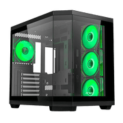 ANT ESPORTS CRYSTAL X11 ARGB (ATX) MID TOWER CABINET BLACK - SWIFT PERIPHERALS1091087