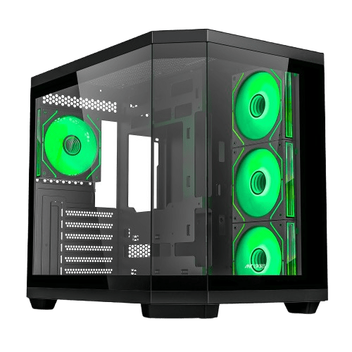ANT ESPORTS CRYSTAL X11 ARGB (ATX) MID TOWER CABINET BLACK - SWIFT PERIPHERALS1091087