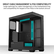 ANT Esports Crystal X7 ARGB ATX with Type - C Gaming Mid Tower Case - SWIFT PERIPHERALSAESP0322