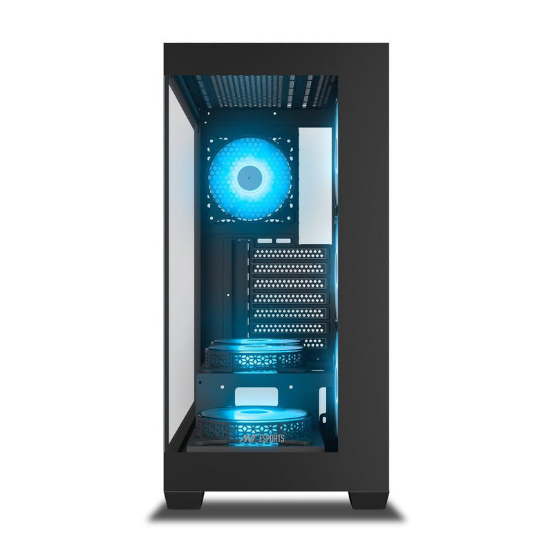 ANT Esports Crystal X7 ARGB ATX with Type - C Gaming Mid Tower Case - SWIFT PERIPHERALSAESP0322