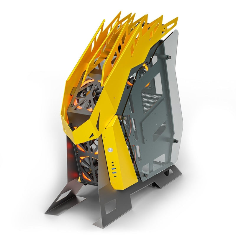 ANT ESPORTS CYPHER G7 CABINET BLACK - YELLOW - SWIFT PERIPHERALS1092692