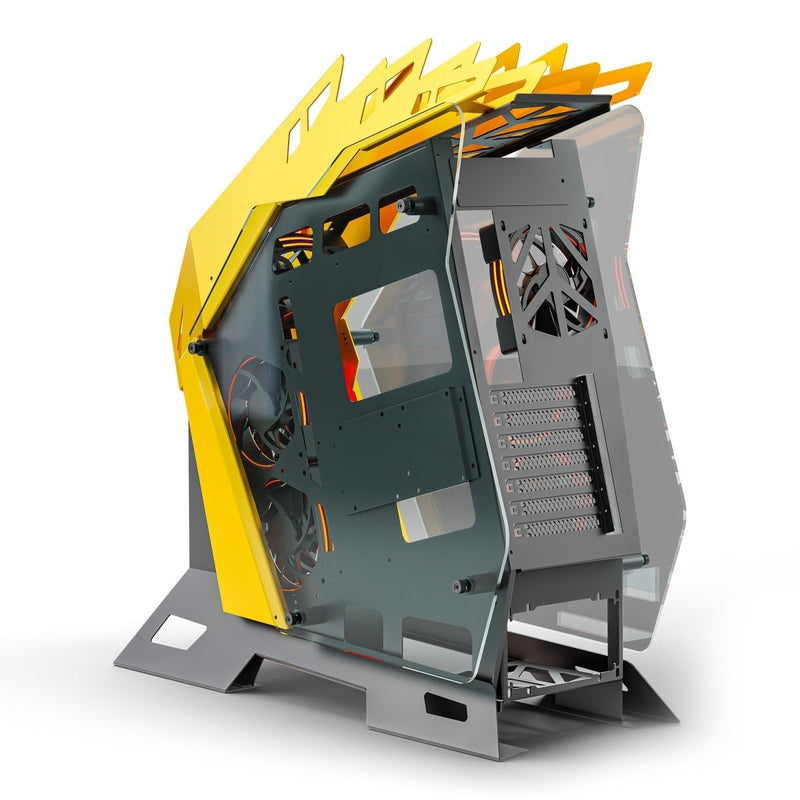 ANT ESPORTS CYPHER G7 CABINET BLACK - YELLOW - SWIFT PERIPHERALS1092692