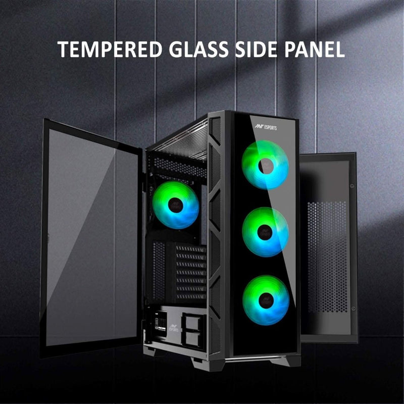 ANT ESPORTS DYNAMIC GT MID - TOWER E - ATX CABINET - SWIFT PERIPHERALS1082480