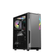 ANT ESPORTS ECLIPSE MID TOWER (ATX/M - ATX/M - ITX) BLACK - GREY CABINET 3X120MM FANS - SWIFT PERIPHERALSAESP0366