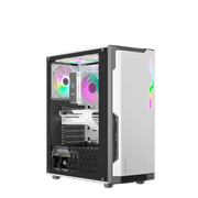 ANT ESPORTS ECLIPSE MID TOWER (ATX/M - ATX/M - ITX) WHITE - GREY CABINET 3X120MM FANS - SWIFT PERIPHERALSAESP0367