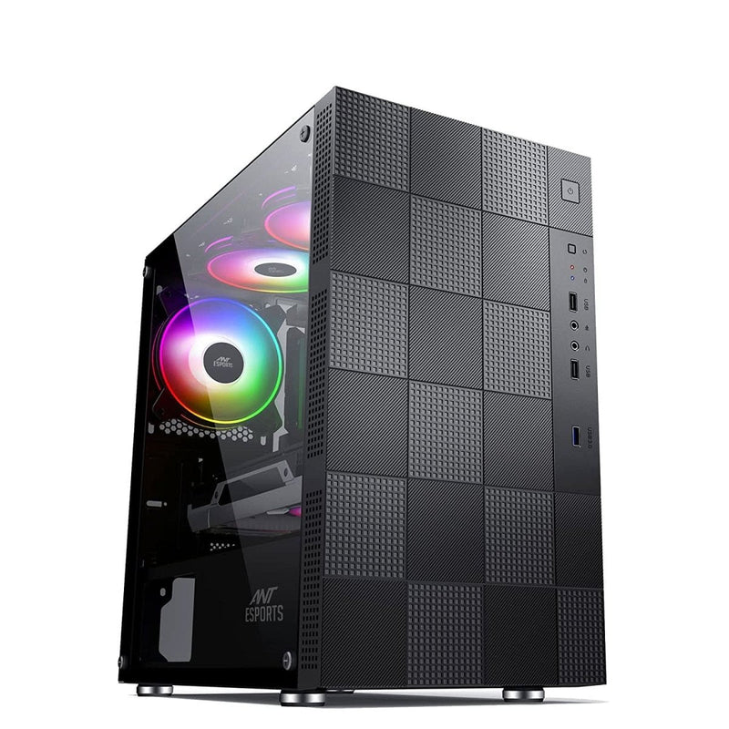 ANT ESPORTS ELITE 1000 TG MID - TOWER M - ATX CABINET - SWIFT PERIPHERALS1082478