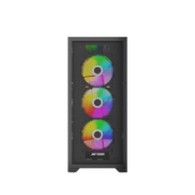 ANT ESPORTS EVO 360 MID TOWER BLACK CABINET - SWIFT PERIPHERALS1094938