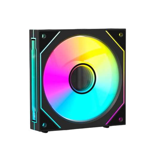 ANT ESPORTS FAN STACKERFLOW KIT 120MM 3 - IN - 1 CASE FAN KIT ARGB (BLACK) - SWIFT PERIPHERALSAESP0337