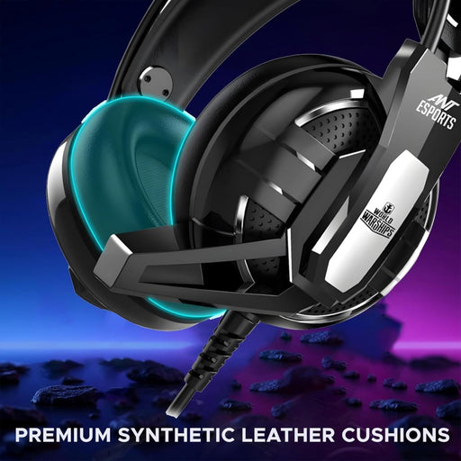 ANT ESPORTS GAMING HEADSET H520W - BLACK - WORLD OF WARSHIP LICENSE - SWIFT PERIPHERALSAESP0057
