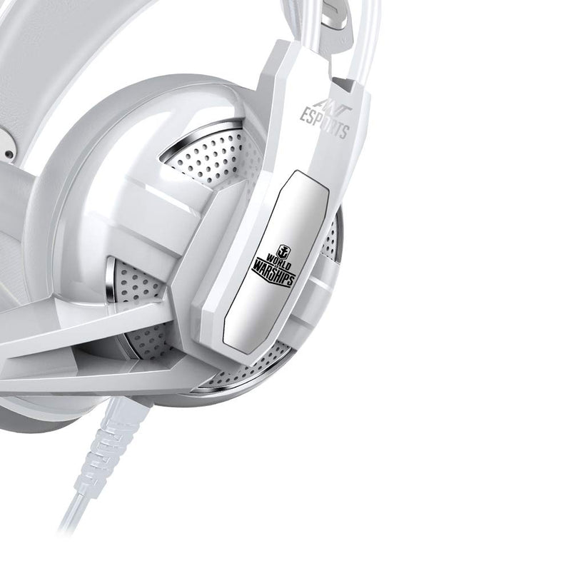 ANT ESPORTS GAMING HEADSET H520W - WHITE - WORLD OF WARSHIP LICENSE - SWIFT PERIPHERALSAESP0058