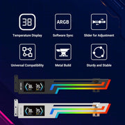 ANT ESPORTS GCB200 DIGITAL GPU SUPPORT BRACKET (BLACK) - SWIFT PERIPHERALS1094739