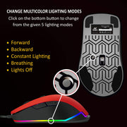 ANT ESPORTS GM100 RED GAMING MOUSE - SWIFT PERIPHERALS101359