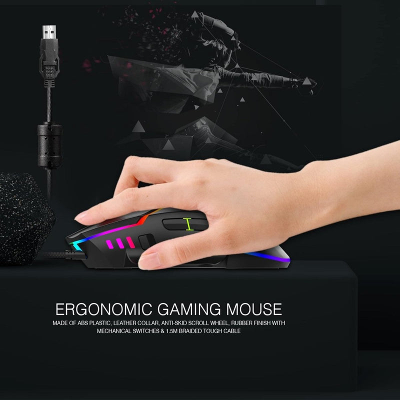 ANT ESPORTS GM320 RGB WIRED GAMING MOUSE - SWIFT PERIPHERALS1091814