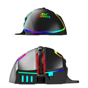 ANT ESPORTS GM320 RGB WIRED OPTICAL GAMING MOUSE - BLACK - SWIFT PERIPHERALSAESP0120