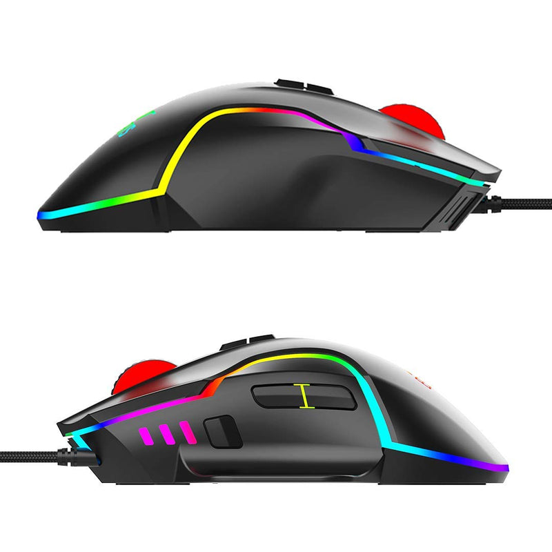 ANT ESPORTS GM320 RGB WIRED OPTICAL GAMING MOUSE - BLACK - SWIFT PERIPHERALSAESP0120