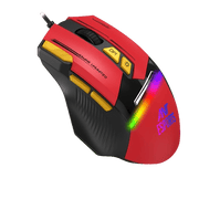 ANT ESPORTS GM333 RGB WIRED HIGH END OPTICAL ERGONOMIC GAMING MOUSE BLUE/WHITE/YELLOW - SWIFT PERIPHERALSAEPP0243