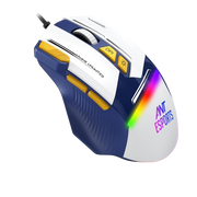 ANT ESPORTS GM333 WIRED OPTICAL ERGONOMIC DESIGN GAMING MOUSE RED/YELLOW BLACK - SWIFT PERIPHERALSAEPP0241