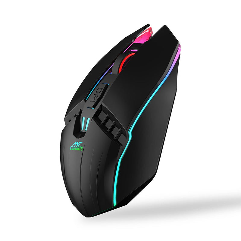 ANT ESPORTS GM50 WIRED OPTICAL GAMING MOUSE - BLACK - SWIFT PERIPHERALS106008