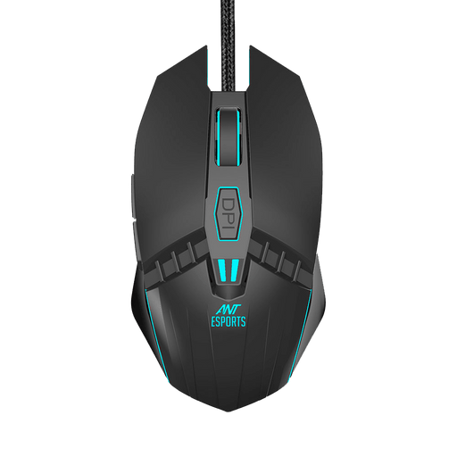 ANT ESPORTS GM50 WIRED OPTICAL GAMING MOUSE - BLACK - SWIFT PERIPHERALS106008
