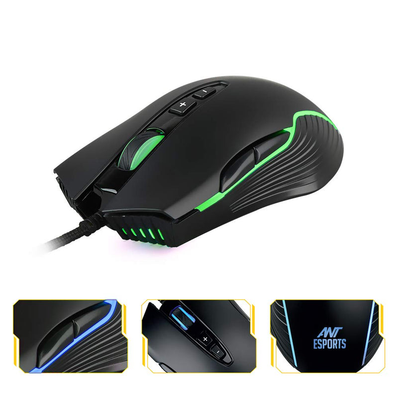 ANT ESPORTS GM500 RGB GAMING MOUSE - SWIFT PERIPHERALS101361